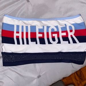 Tommy bandeau crop top